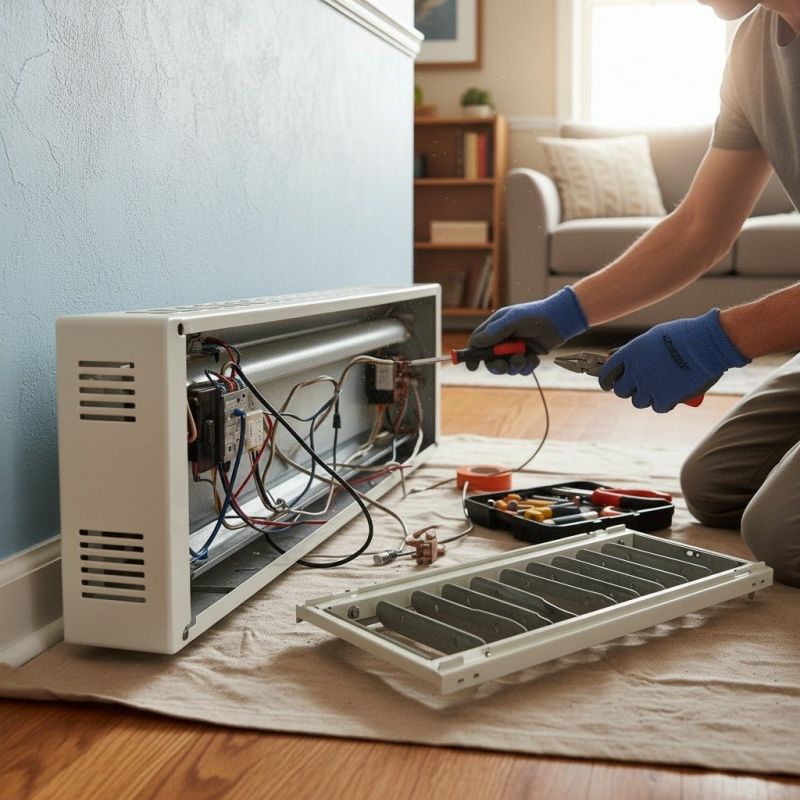 Ceiling Heater Repair detail