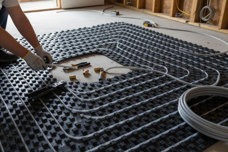 Panel Heating Installation detail